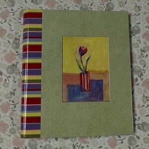 Colorful Binding, Tulip Cover, Photo Album - 20 Pages, Holds 80 4x6 Prints NWOT